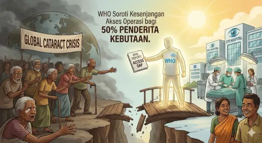 Krisis Global Katarak: WHO Soroti Kesenjangan Akses Operasi bagi 50% Penderita Kebutaan
