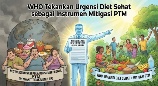Restrukturisasi Pola Konsumsi Global: WHO Tekankan Urgensi Diet Sehat sebagai Instrumen Mitigasi PTM