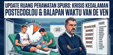 Update Ruang Perawatan Spurs: Van de Ven Berpacu dengan Waktu, Postecoglou Hadapi Krisis Kedalaman Jelang Periode Krusial