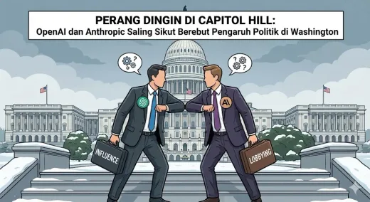 Perang Dingin di Capitol Hill: OpenAI dan Anthropic Saling Sikut Berebut Pengaruh Politik di Washington