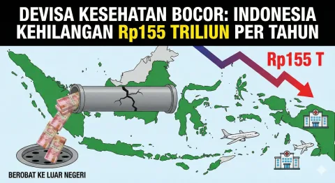 Devisa Kesehatan Bocor: Indonesia Kehilangan Rp155 Triliun per Tahun Akibat Warga Berobat ke Luar Negeri