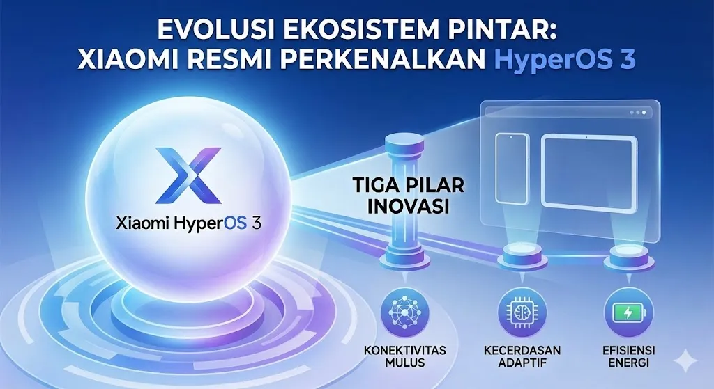 Evolusi Ekosistem Pintar: Xiaomi Resmi Perkenalkan HyperOS 3, Bawa Tiga Pilar Inovasi untuk Ponsel dan Tablet