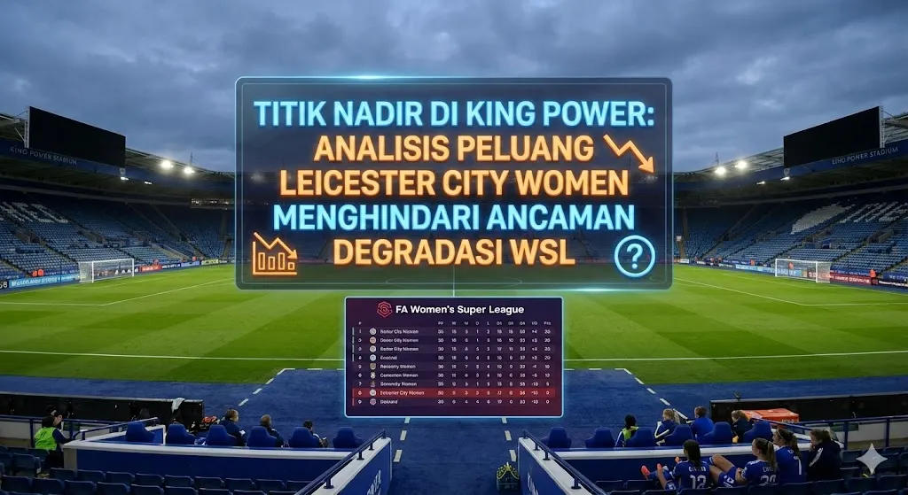 Titik Nadir di King Power: Analisis Peluang Leicester City Women Menghindari Ancaman Degradasi WSL