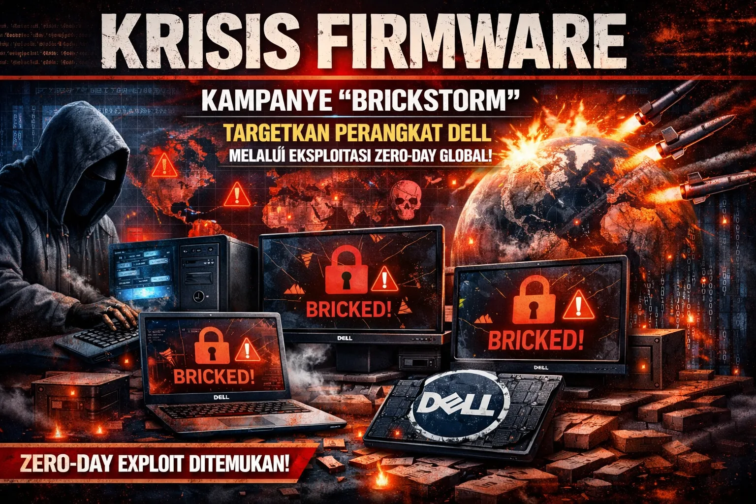 Krisis Firmware: Kampanye "Brickstorm" Targetkan Perangkat Dell Melalui Eksploitasi Zero-Day Global