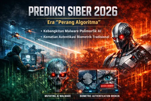 Prediksi Siber 2026: Era 'Perang Algoritma', Kebangkitan Malware Polimorfik AI, dan Kematian Autentikasi Biometrik Tradisional