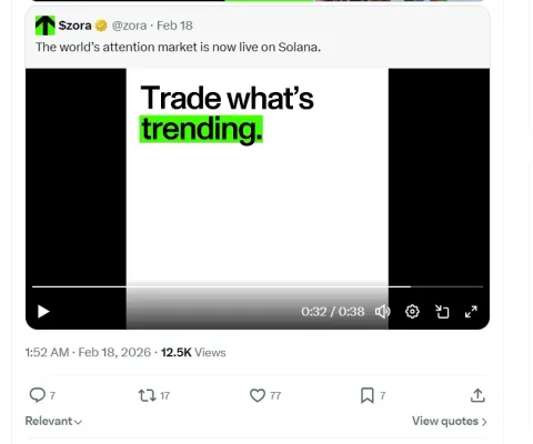 Zora Ekspansi ke Solana: Evolusi Spekulasi Melalui Instrumen 'Attention Markets'