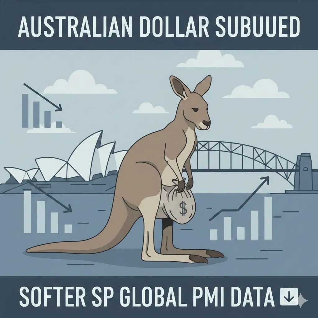 Dolar Australia Lesu! Data PMI S&P Global Yang Lemah Paksa AUD Kekal Di Zon Negatif