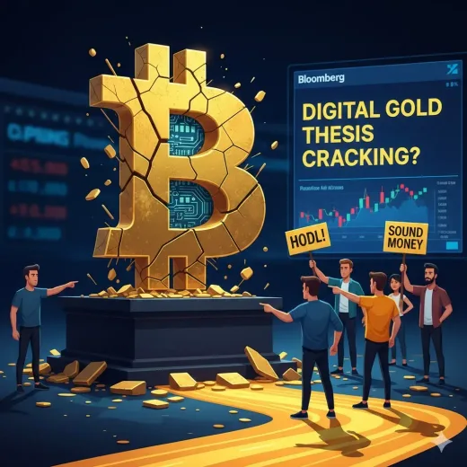 Tesis "Emas Digital" Retak? Membedah Kritik Bloomberg dan Perlawanan Naratif Komunitas Bitcoin