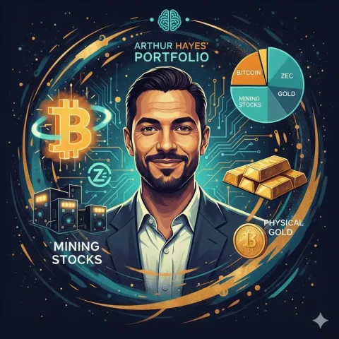 Strategi Portofolio Arthur Hayes: Sinergi Bitcoin, Saham Mining, Zcash, hingga Emas Fisik