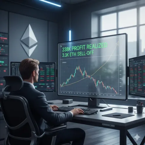 Strategi Sabar Berbuah Manis: Investor Kantongi Profit $338 Ribu Setelah Simpan 3.300 ETH Selama Dua Tahun