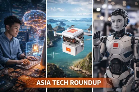 Asia Tech Roundup: AI Pembersih Sistem Warisan, Drone Antar-Pulau Vietnam, dan Robot Humanoid Tiongkok