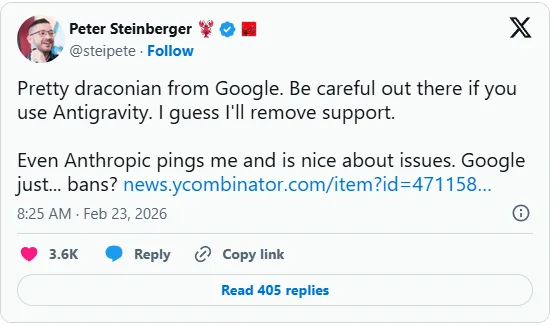 Tindakan Tegas Google: Pemblokiran Pengguna Antigravity Terkait Penyalahgunaan Alat AI OpenClaw