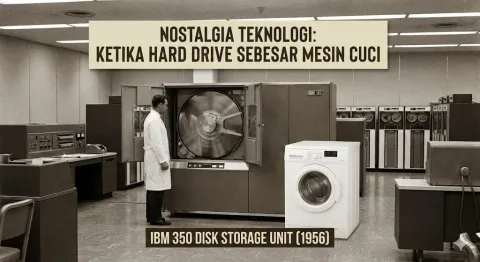 Nostalgia Teknologi: Ketika Hard Drive Komputer Memiliki Ukuran Sebesar Mesin Cuci