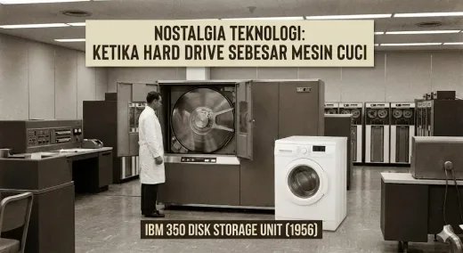 Nostalgia Teknologi: Ketika Hard Drive Komputer Memiliki Ukuran Sebesar Mesin Cuci