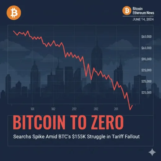 Ketakutan Memuncak: Pencarian "Bitcoin ke Nol" Melonjak Saat BTC Tertahan di $65.000 Akibat Dampak Tarif Global