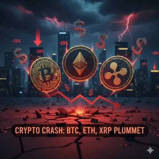 Guncangan Pasar Kripto: Mengapa Bitcoin, Ethereum, dan XRP Terkoreksi Tajam Hari Ini?