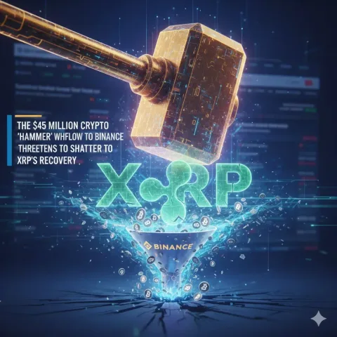 "The $45 Million Hammer": Inflow Whale ke Binance Mengancam Gagalkan Pemulihan Harga XRP