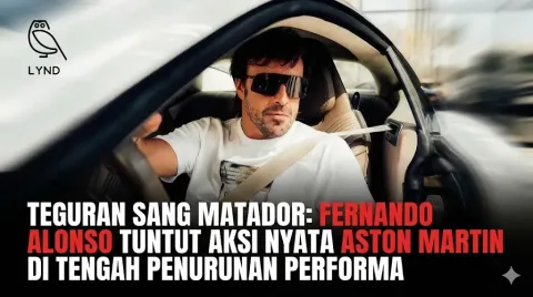 Teguran Sang Matador: Fernando Alonso Tuntut Aksi Nyata Aston Martin di Tengah Penurunan Performa