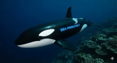 Predator Samudra: Drone "Sea Predator 7" Gunakan Desain Orca untuk Operasi Siluman Bawah Laut