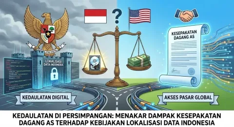 Kedaulatan di Persimpangan: Menakar Dampak Kesepakatan Dagang AS terhadap Kebijakan Lokalisasi Data Indonesia