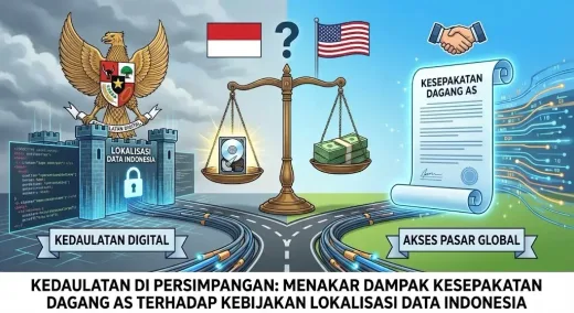 Kedaulatan di Persimpangan: Menakar Dampak Kesepakatan Dagang AS terhadap Kebijakan Lokalisasi Data Indonesia