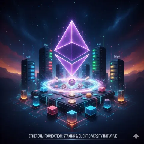 Era Perbendaharaan Produktif: Ethereum Foundation Mulai Staking 70.000 ETH untuk Kemandirian Finansial 2026