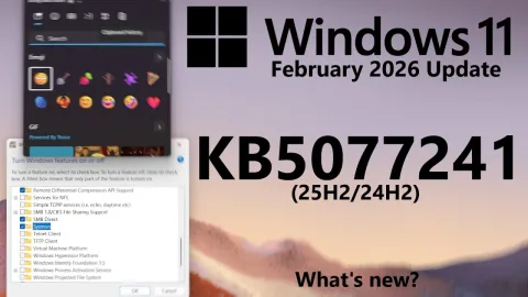 Peningkatan Pertahanan: Pembaruan Windows 11 KB5077241 Hadirkan Sysmon dan Optimasi BitLocker
