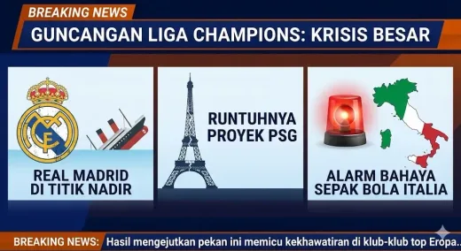 Guncangan Liga Champions: Real Madrid di Titik Nadir, Runtuhnya Proyek PSG, dan Alarm Bahaya Sepak Bola Italia