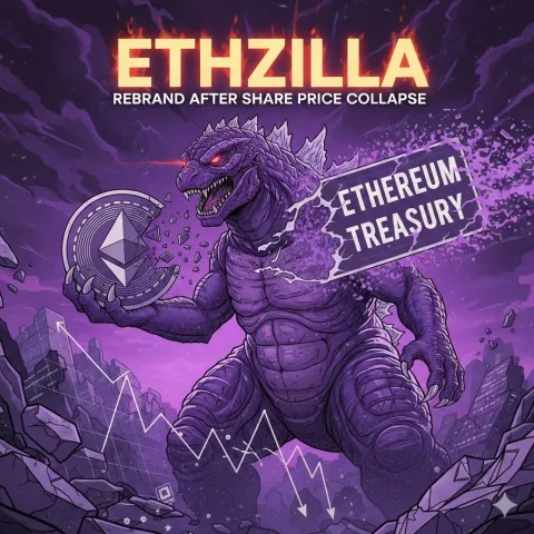 Rebranding di Tengah Krisis: ETHZilla Tanggalkan Label "Ethereum Treasury" Usai Harga Saham Terjun Bebas