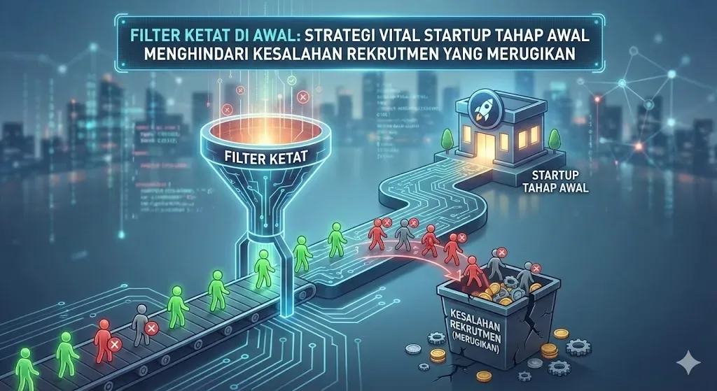 Filter Ketat di Awal: Strategi Vital Startup Tahap Awal Menghindari Kesalahan Rekrutmen yang Merugikan