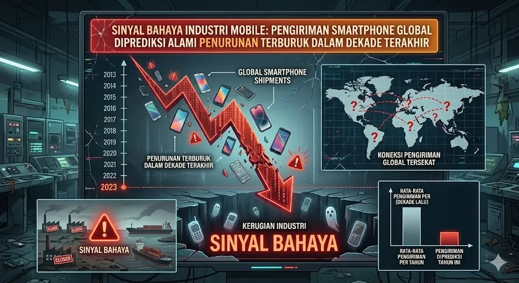 Sinyal Bahaya Industri Mobile: Pengiriman Smartphone Global Diprediksi Alami Penurunan Terburuk dalam Dekade Terakhir