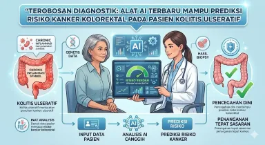 Terobosan Diagnostik: Alat AI Terbaru Mampu Prediksi Risiko Kanker Kolorektal pada Pasien Kolitis Ulseratif