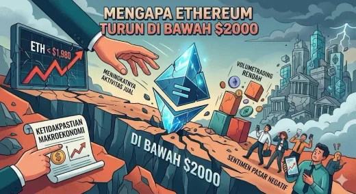 Koreksi Tajam Ethereum: Mengapa ETH Terperosok ke Bawah $2.000 di Tengah Volatilitas Akhir Februari?