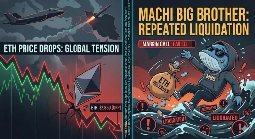 Guncangan Geopolitik: Harga Ethereum Merosot di Tengah Eskalasi Israel-Iran & Likuidasi Masif 'Machi Big Brother'