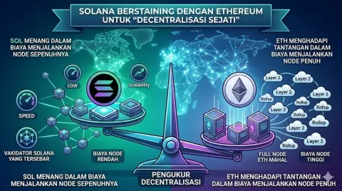 Solana Salip Ethereum dalam Metrik 'True Decentralization': Analisis Koefisien Nakamoto 2026