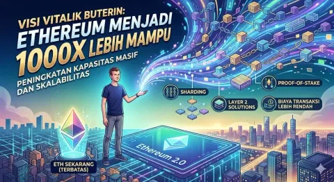 Visi 1,000x: Vitalik Buterin Dedah Pelan Skala Besar untuk Evolusi Ethereum 2026