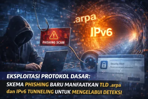 Eksploitasi Protokol Dasar: Skema Phishing Baru Manfaatkan TLD .arpa dan IPv6 Tunneling untuk Mengelabui Deteksi