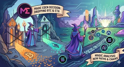 Magic Eden Rekalibrasi Strategi: Analisis Penurunan Volume NFT Bitcoin & Ethereum