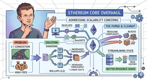 Visi Radical Vitalik: Ethereum Tinggalkan Ketergantungan pada L2, Fokus pada Overhaul Protokol Inti