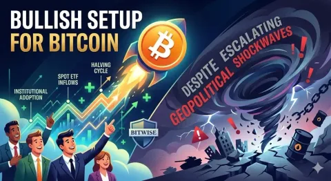 Visi Bitwise: Mengapa Bitcoin Memiliki Struktur "Bullish" Meski Diguncang Geopolitik Global