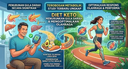 Terobosan Metabolik: Studi Terbaru Ungkap Diet Keto Mampu Turunkan Gula Darah dan Optimalkan Respons Olahraga
