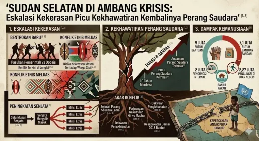 Sudan Selatan di Ambang Krisis: Eskalasi Kekerasan Picu Kekhawatiran Kembalinya Perang Saudara