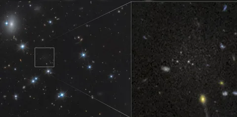Penemuan CDG-2: Teleskop Hubble Deteksi ‘Galaksi Hantu’ yang Didominasi 99,9% Materi Gelap