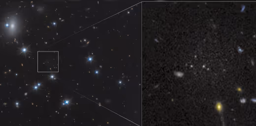 Penemuan CDG-2: Teleskop Hubble Deteksi ‘Galaksi Hantu’ yang Didominasi 99,9% Materi Gelap