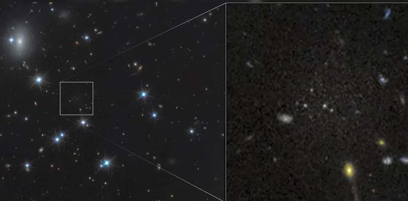 Penemuan CDG-2: Teleskop Hubble Deteksi ‘Galaksi Hantu’ yang Didominasi 99,9% Materi Gelap