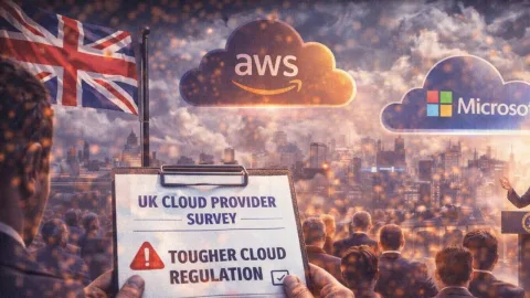 Survei Provider Cloud Inggris: Desakan Regulasi Ketat untuk Dominasi AWS dan Microsoft