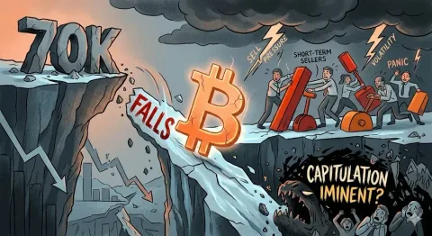 Crypto Panic? Bitcoin Anjlok di Bawah $70.000, Tekanan Jual Meningkat Drastis!