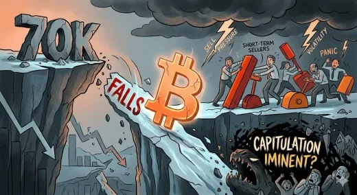 Crypto Panic? Bitcoin Anjlok di Bawah $70.000, Tekanan Jual Meningkat Drastis!
