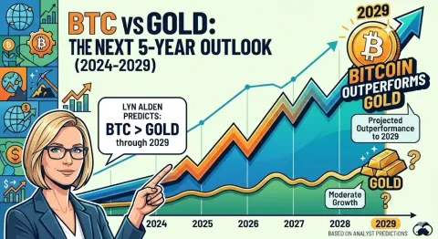 Bitcoin vs Emas: Analis Makro Lyn Alden Prediksi BTC Bakal Terus Ungguli Emas Hingga 2029!