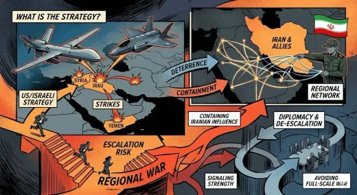 Papan Catur Berdarah! Menguak Strategi Rahasia di Balik Serangan AS & Israel ke Jantung Proksi Iran!